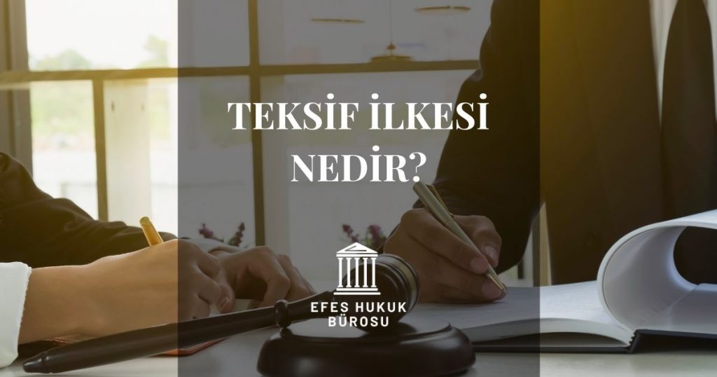 teksif ilkesi nedir