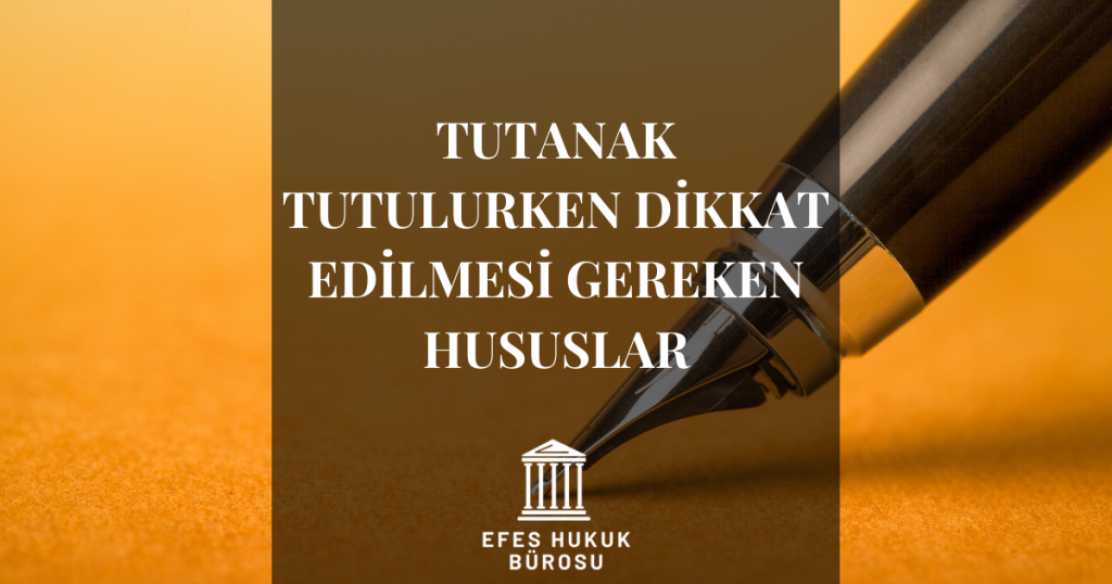 Tutanak nasıl tutulur