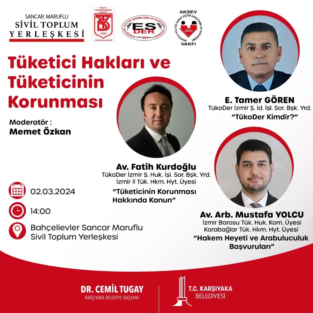 02.03.2024 Tarihli Tüketici Hakları ve Tüketicinin Korunması Eğitimi